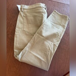 Maurices Sculpt M-Jeans Skinny Jeans Light Olive Green 20W Long NWT